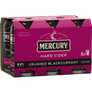Mercury hard cider Blackcurrant 8.2% 375mL Can