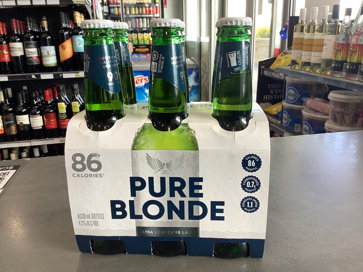 Pure Blonde Ultra Low carb Lager 330ML 4.2% – Auzi Liquor