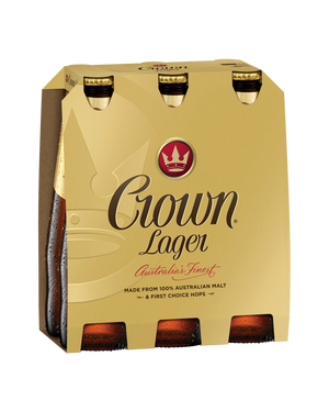 Crown Lager 4.9% 375mL Bottle
