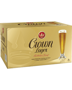 Crown Lager 4.9% 375mL Bottle