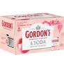 Gordon's Pink Gin & Soda Bottles 330mL