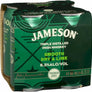 Jameson Irish Whiskey Smooth Dry & Lime Cans 375mL