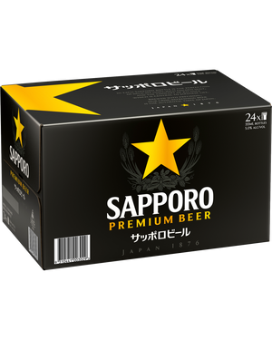 Sapporo Premium beer 5.0% 355mL