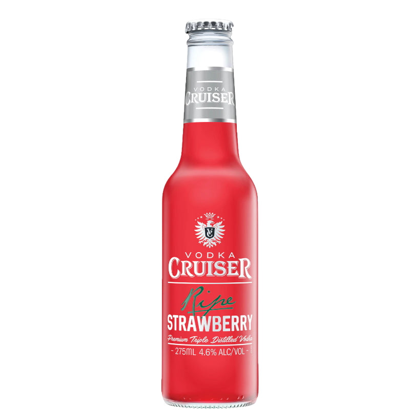 Buy Cheapest Vodka Cruiser Ripe Strawberry 275mL from Auziliquor Auzi