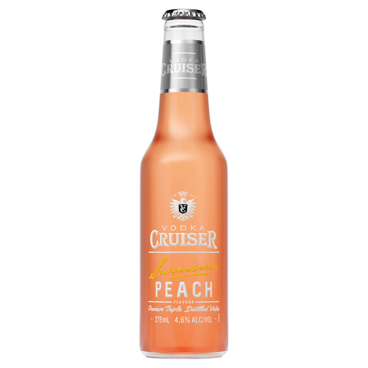 Vodka Cruiser Summer Peach 4.6% 275mL