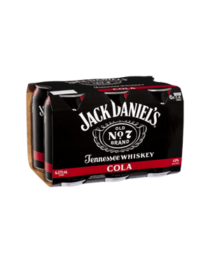Jack Daniel's Whiskey & Cola 375mL 4.8% Can