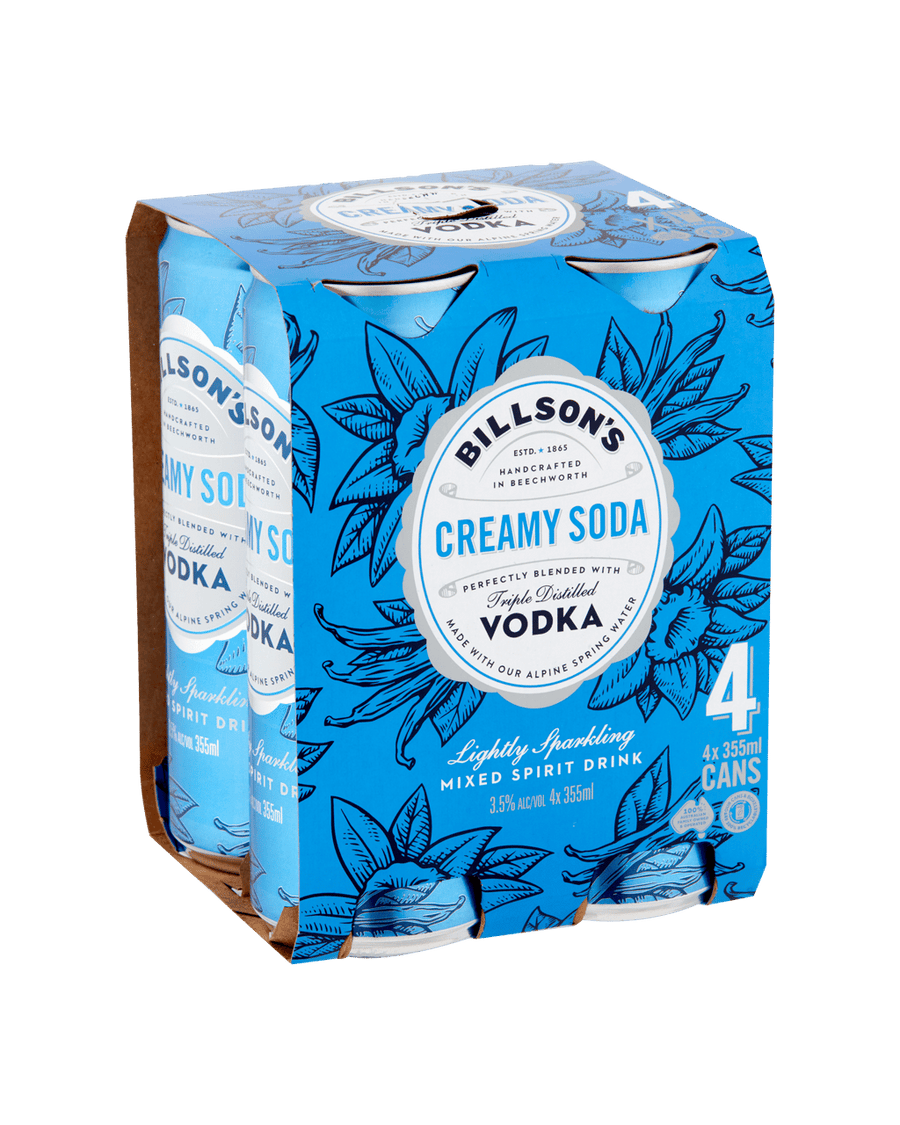 Billson's Vodka with Creamy Soda 355mL
