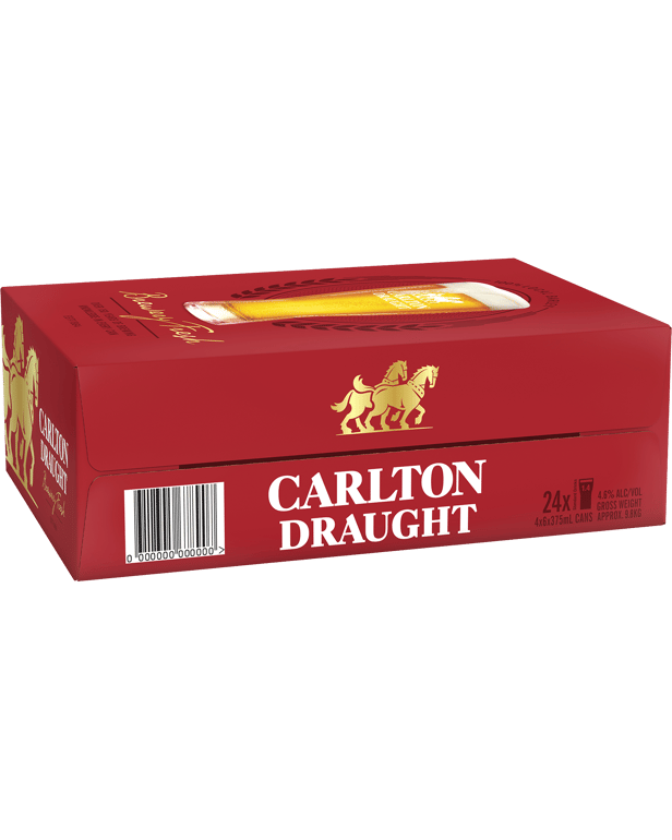 Carlton Draught Cans  375mL