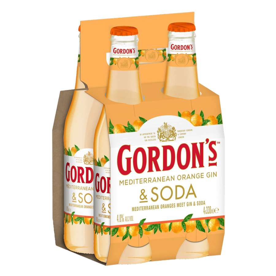Gordon's Mediterranean Orange Gin Soda Bottles