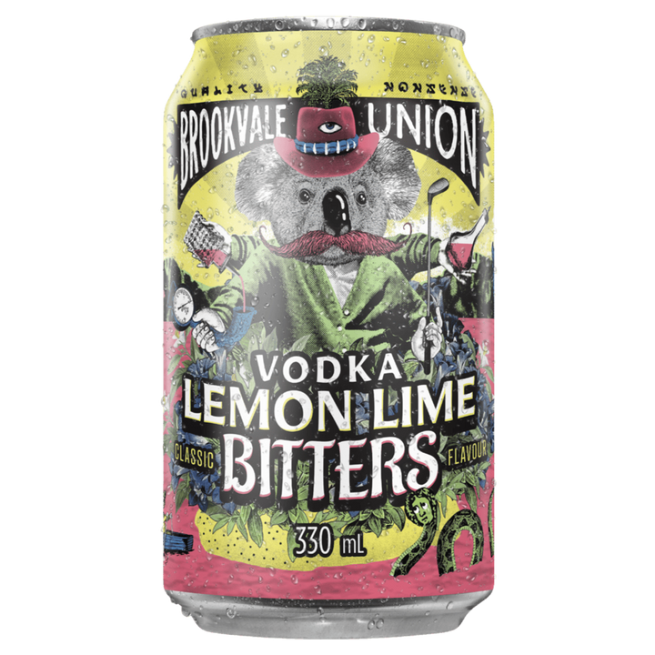 Brookvale union Vodka Lemon Lime Bitters 330mL Can