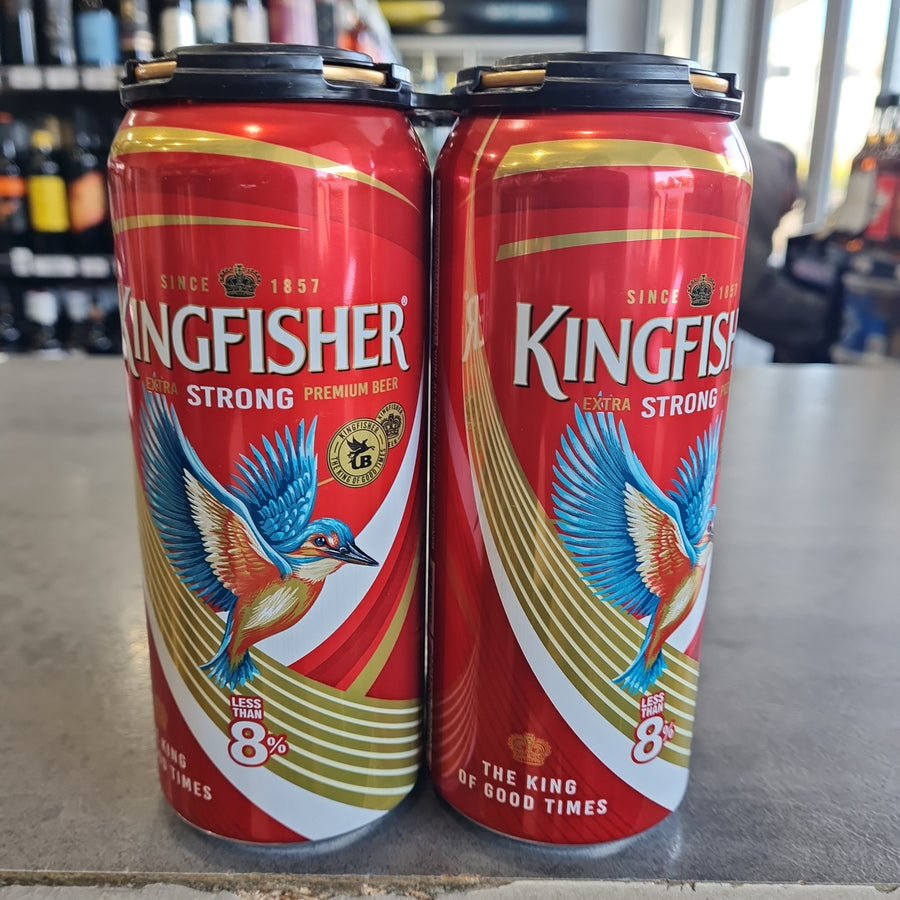 Kingfisher Extra Strong Beer Cans 8% 500ml