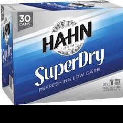 Hahn Super Dry Cans 375mL 4.6%