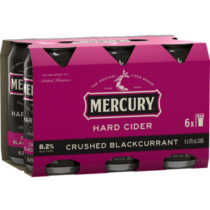 Mercury hard cider Blackcurrant 8.2% 375mL Can