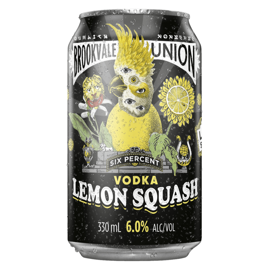 Brookvale Union Vodka Lemon Squash 6% 330mL Can