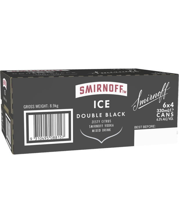 Smirnoff Ice DB Zesty Citrus 330mL can 6.5%