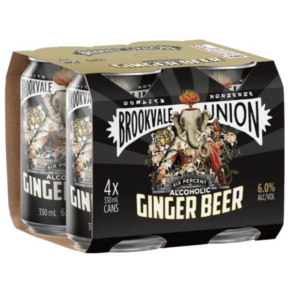 Brookvale Union Ginger Beer 6% 330mL Can