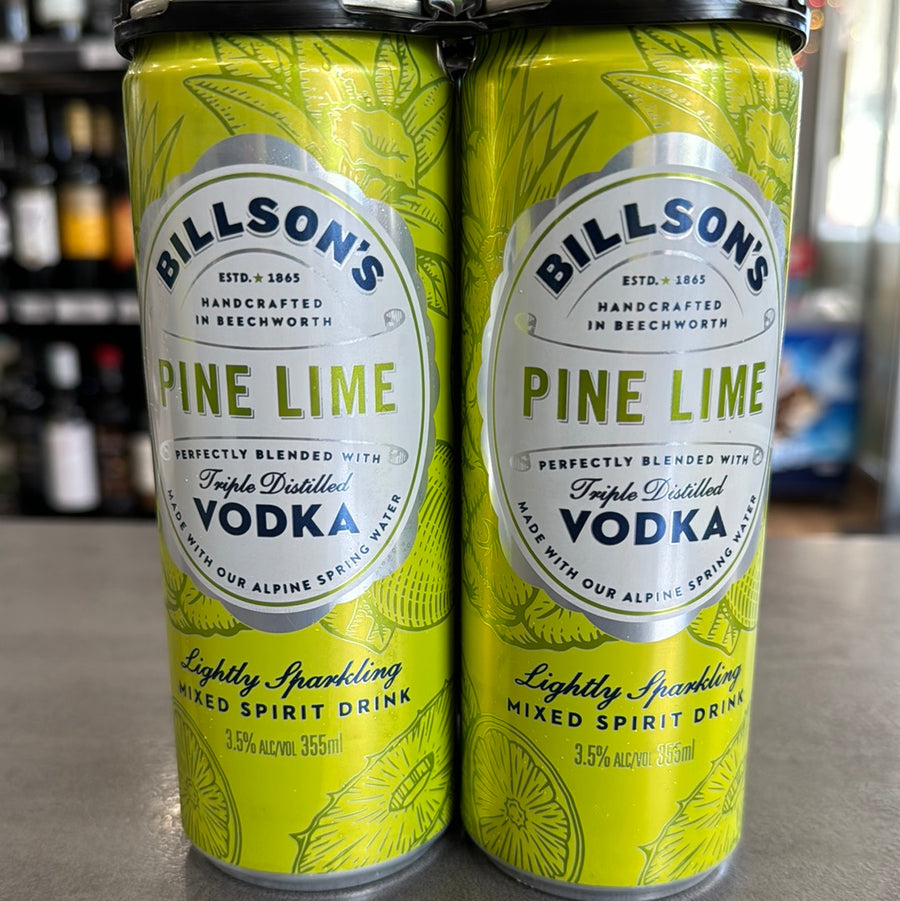 Billson's Pine Lime Vodka 355mL