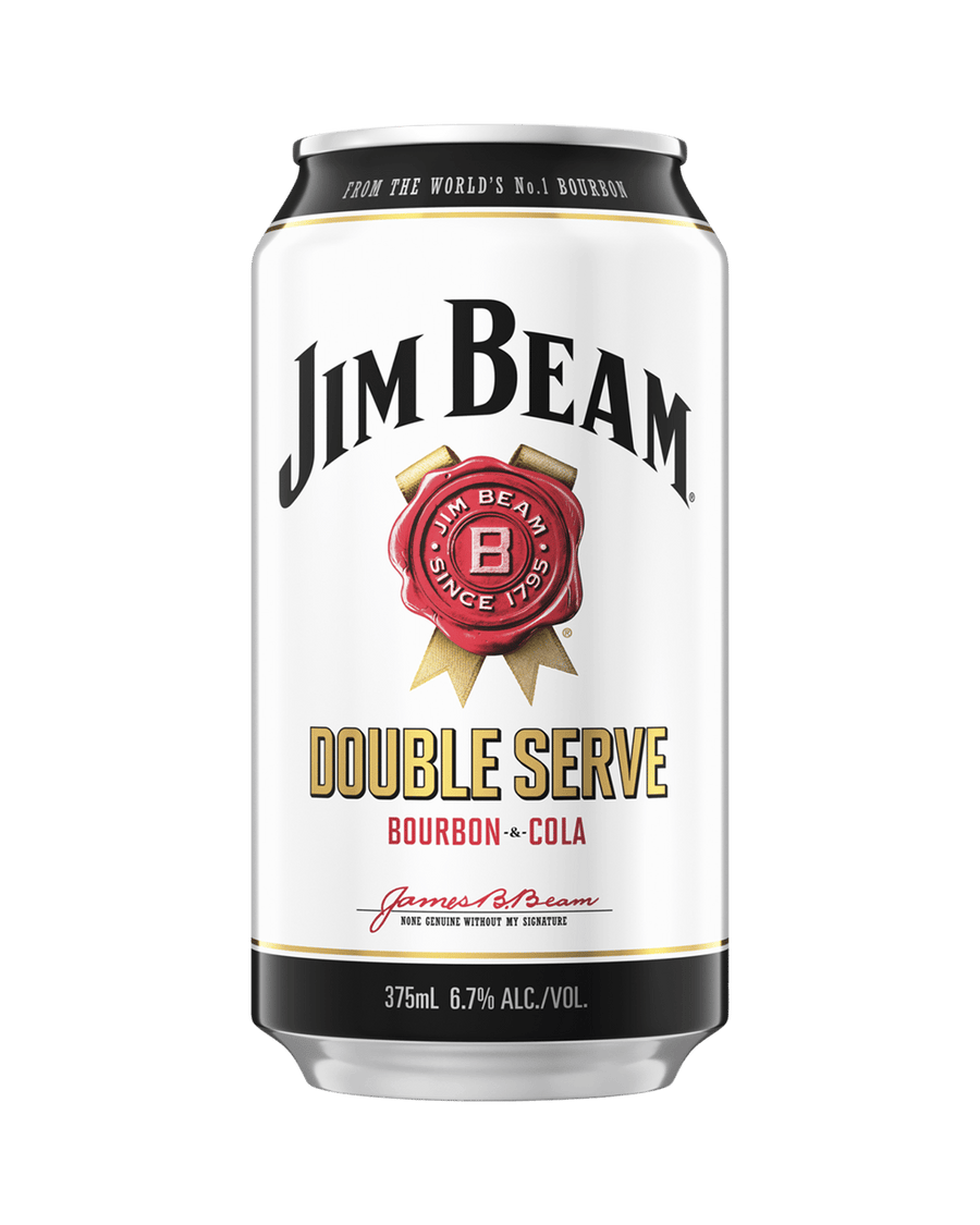 Jim Beam Double Serve Bourbon & Cola Cans 375 ml