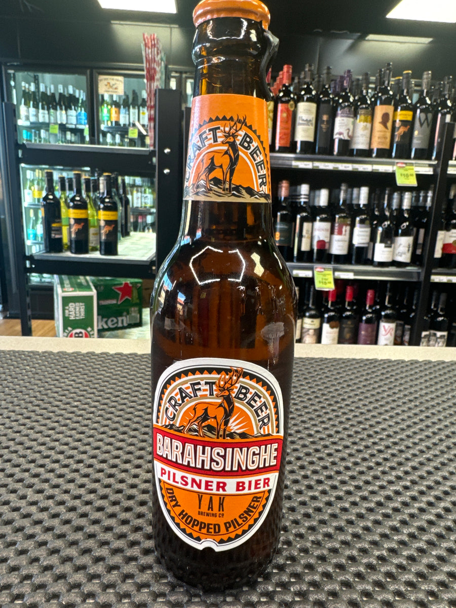 Barahsinghe Pilsner Beer 5% 330mL - Nepal