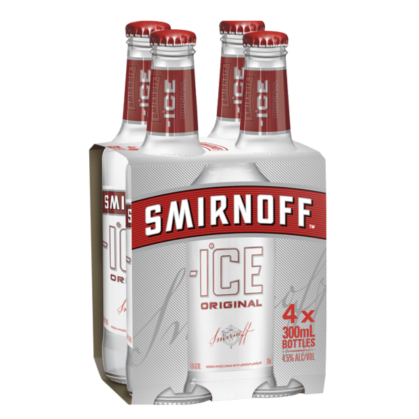 Smirnoff Ice Red Vodka Original 300mL bottles