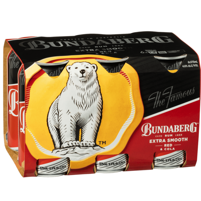 Bundaberg Red&Cola smooth Cans 4.8% 375mL
