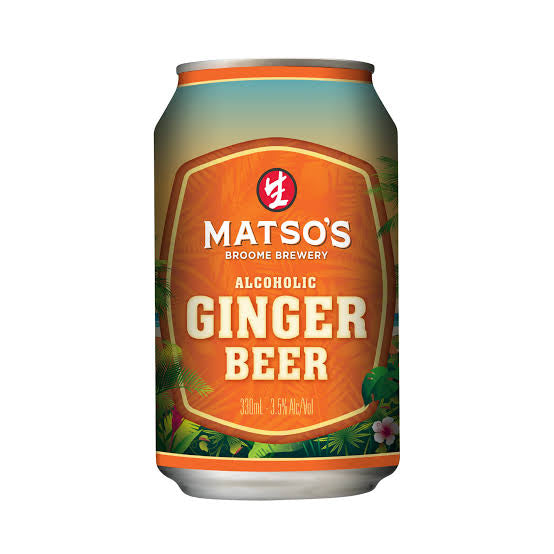 Matso’s Ginger Beer 330mL Can