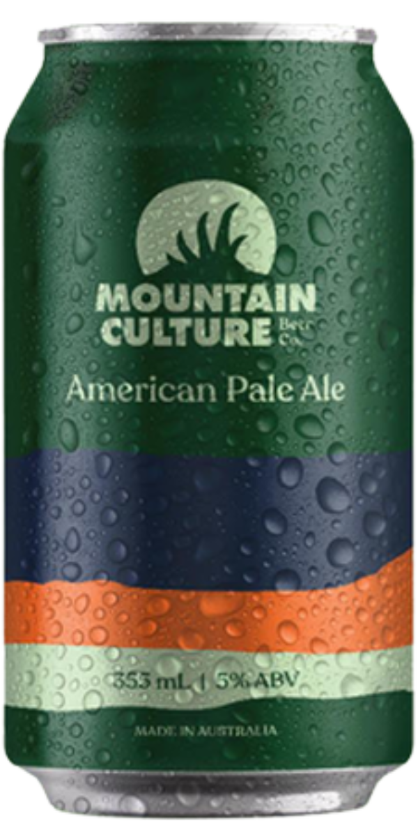 Mountain Culture American pale ale cans 5%