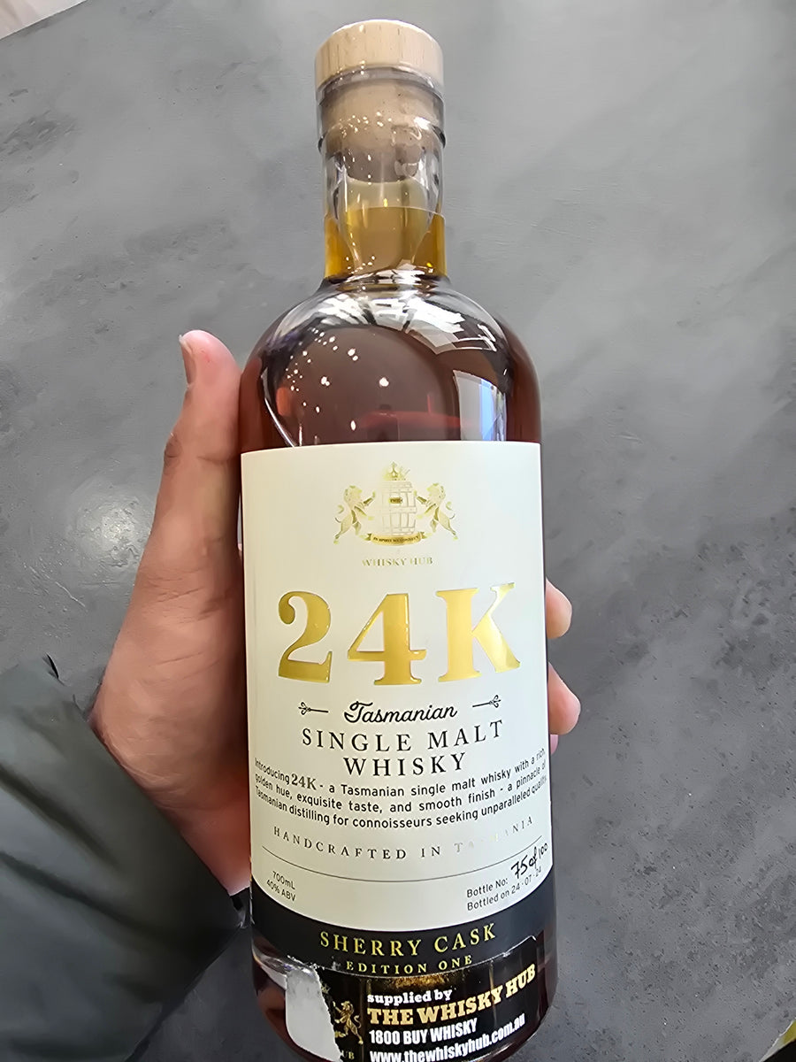 24K Tasmanian single malt whiskey