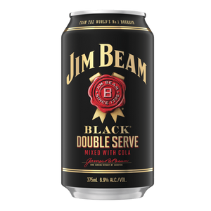 Jim Beam BLACK DOUBLE Bourb&Cola 10PK 6.9% Cans 375