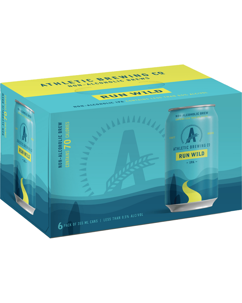 Athletic Run Wild Non Alcoholic IPA 355 mL Auzi Liquor
