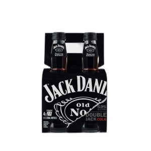 Jack Daniels Double Jack & Cola Bottles 330mL - premixed drinks