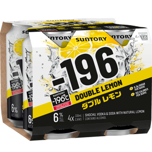 -196 Double lemon Suntory vodka & soda 330mL