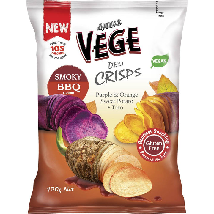 Vege Deli Crisps Smokey Bbq 100g