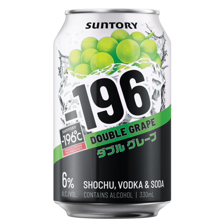 -196 Double Grape Suntory vodka & soda 330mL
