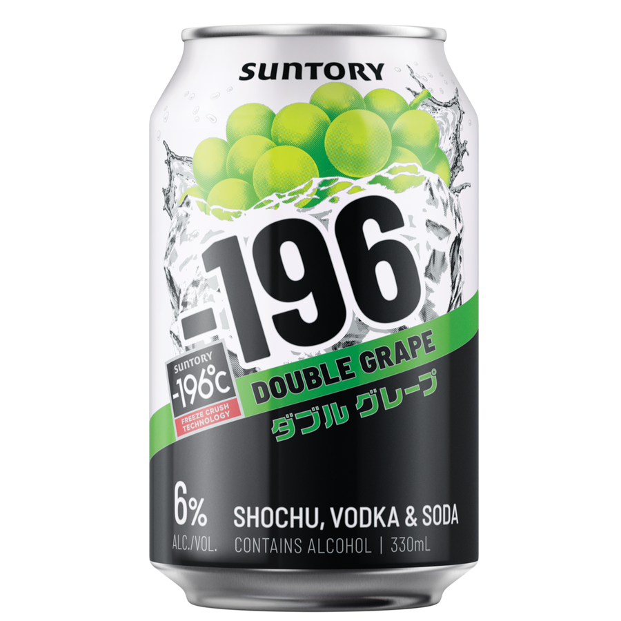 -196 Double Grape Suntory vodka & soda 330mL