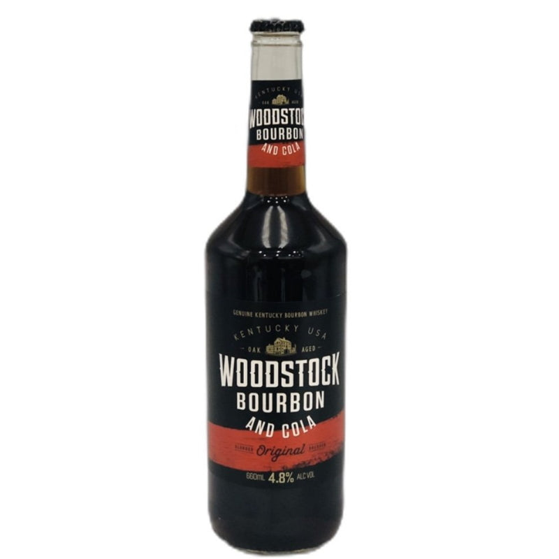Woodstock Bourbon & Cola 4.8% 660mL - premixed drinks