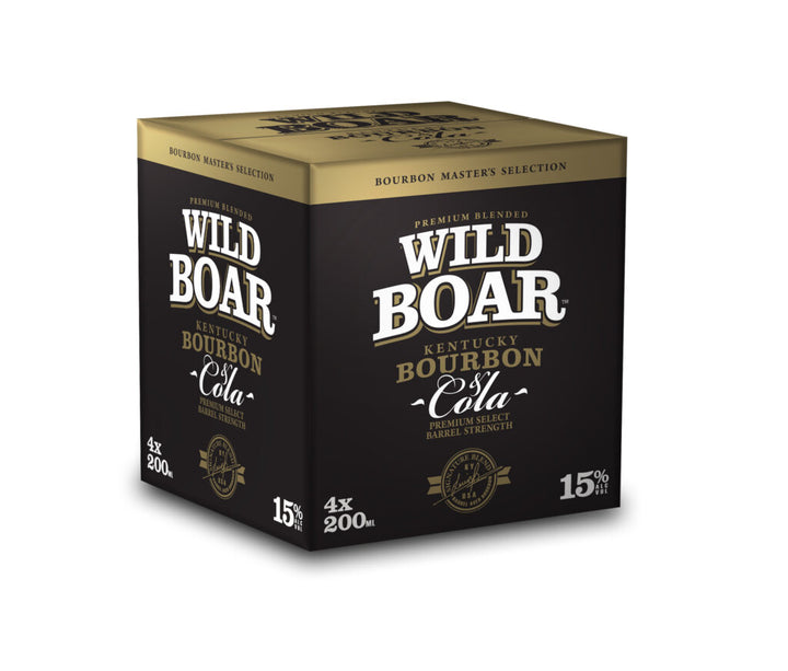 Wild boar Kentucky bourbon Cola 15% 200mL