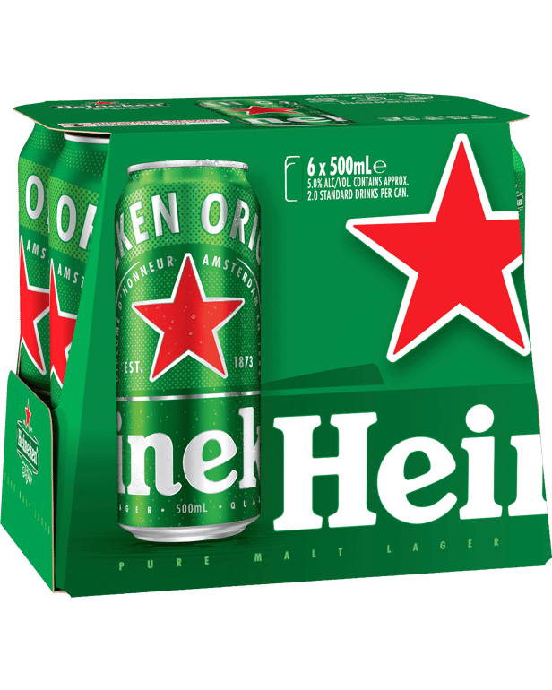 Heineken Lager Can 500mL