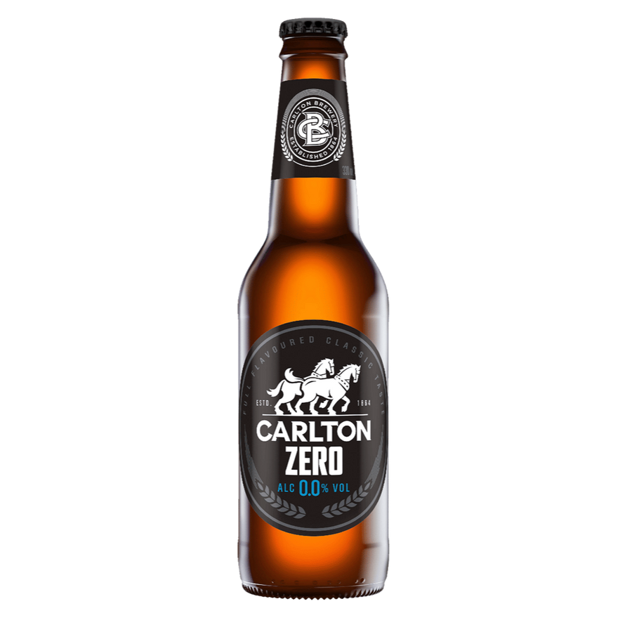 Carlton Zero Non Alcoholic Beer Bottles 330 ml