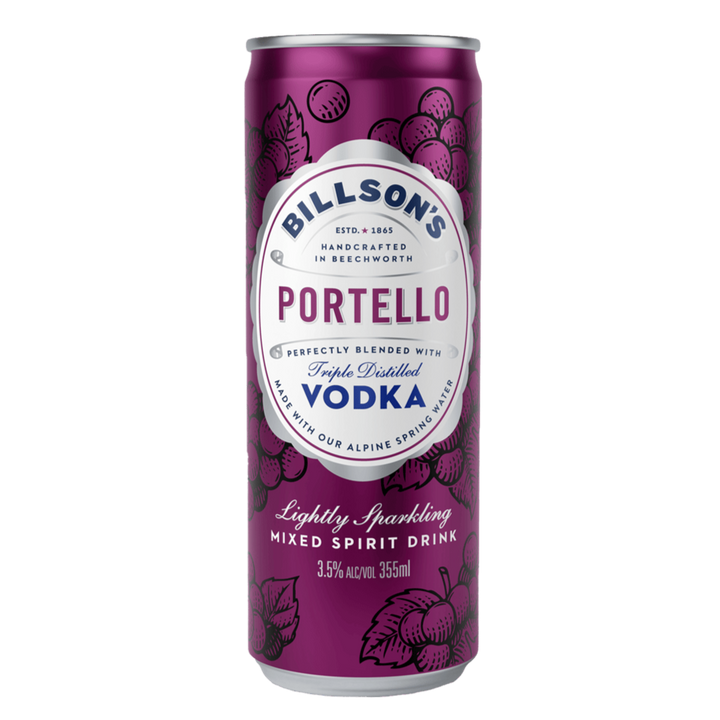 Billson's Portello Vodka 355mL 3.5%