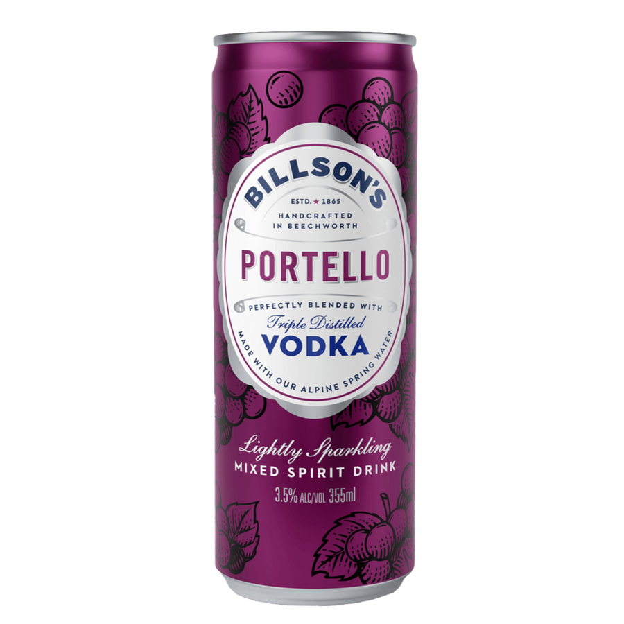 Billson's Portello Vodka 355mL 3.5%