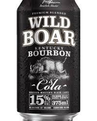 Wild Boar Kentucky Bourbon Cola 15% 375 mL Can