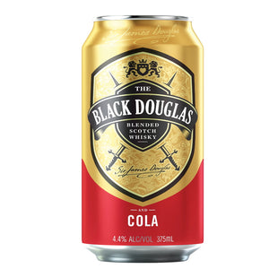 BLACK DOUGLAS SCOTCH WHISKY COLA 4.4% 375ML