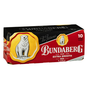 BUNDABERG EXTRA SMOOTH 10 PACK 4.6% CANS 375ML