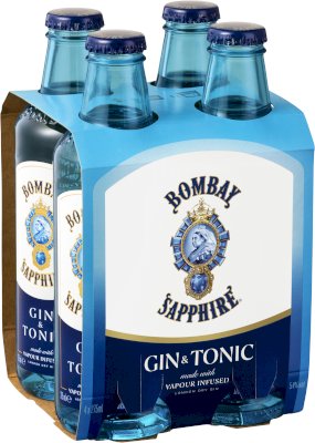 Bombay Sapphire Gin & Tonic  275mL