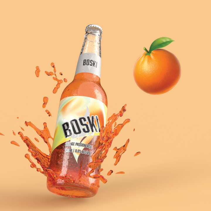 BOSKI Orange Passionfruit 275ml 8% ALC/VOL