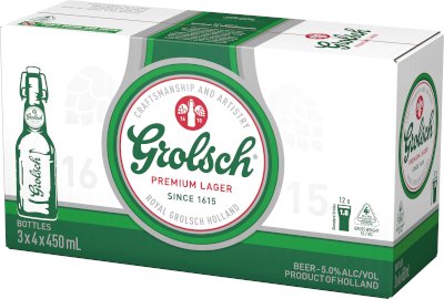 Grolsch Premium Lager 450mL 5%