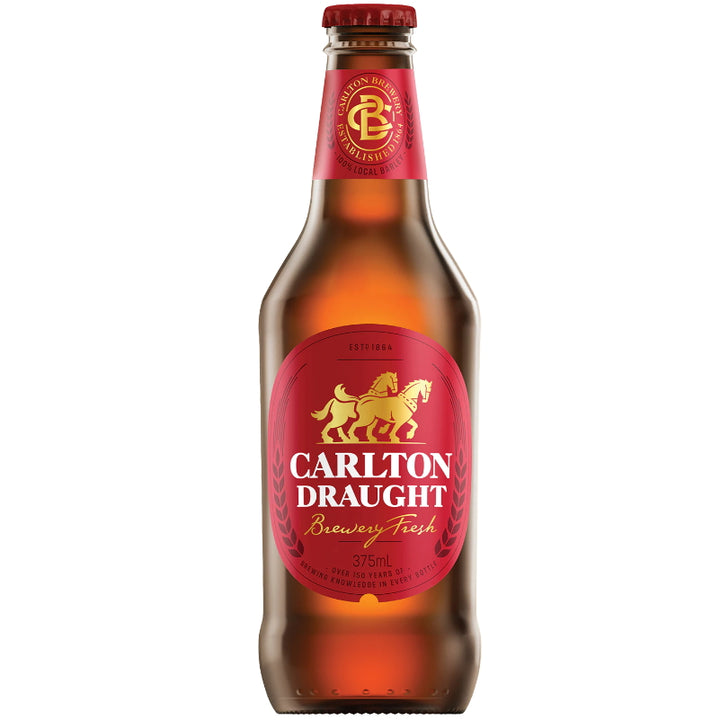 Carlton Draught Bottles 375mL
