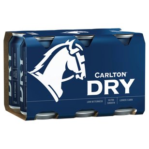 Carlton Dry Cans 4.5% 375mL