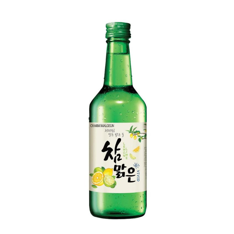 Charm Malgeun Vivid Lemon-Lime Soju 360mL